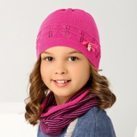 Detské čiapky dievčenské prechodné - jarné / jesenné model 1 / 123
